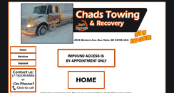 Desktop Screenshot of eauclairetowing.com