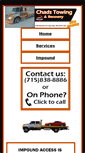 Mobile Screenshot of eauclairetowing.com